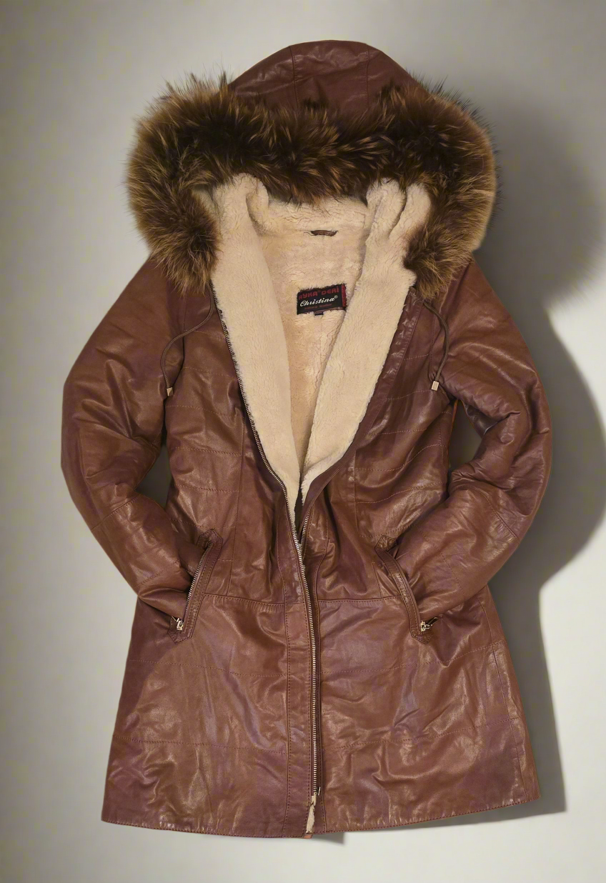 Ayka Deri Christina Natural Leather